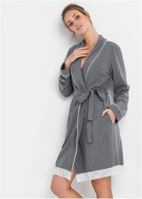 Kort morgenkåpe store størrelser