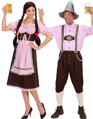 Oktoberfest kostyme par, dame, herre
